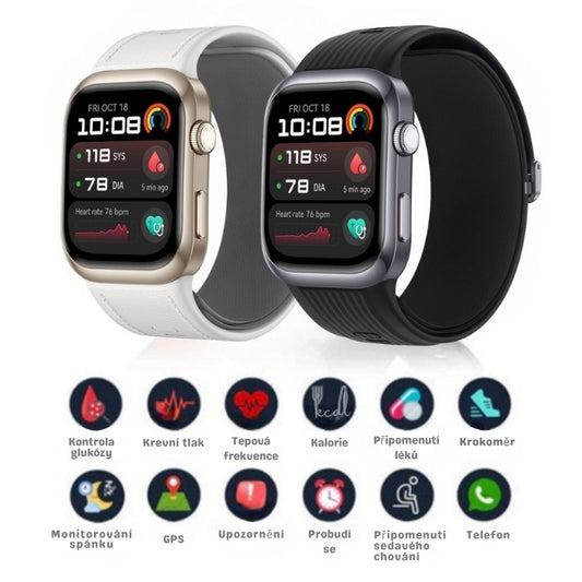 Smartwatch Y68: Chytré ovládání
